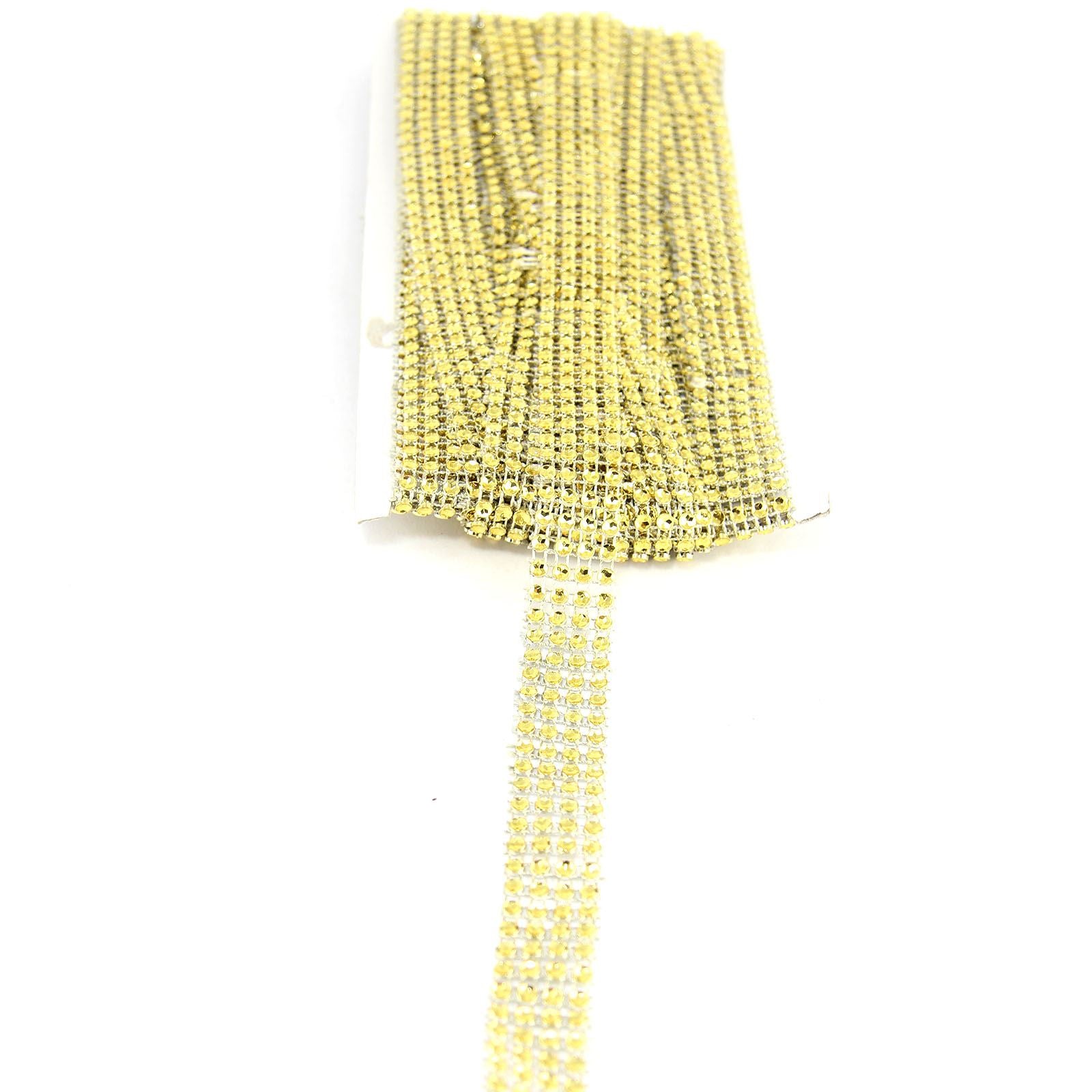 Diamante Effect Ribbon - 4 Rows