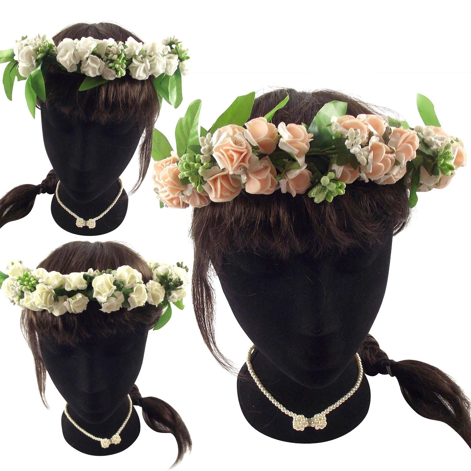Soft Foam Artificial Flower Crown