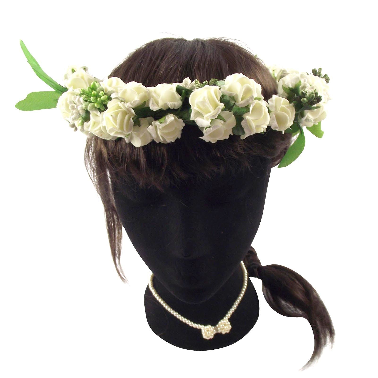 Soft Foam Artificial Flower Crown