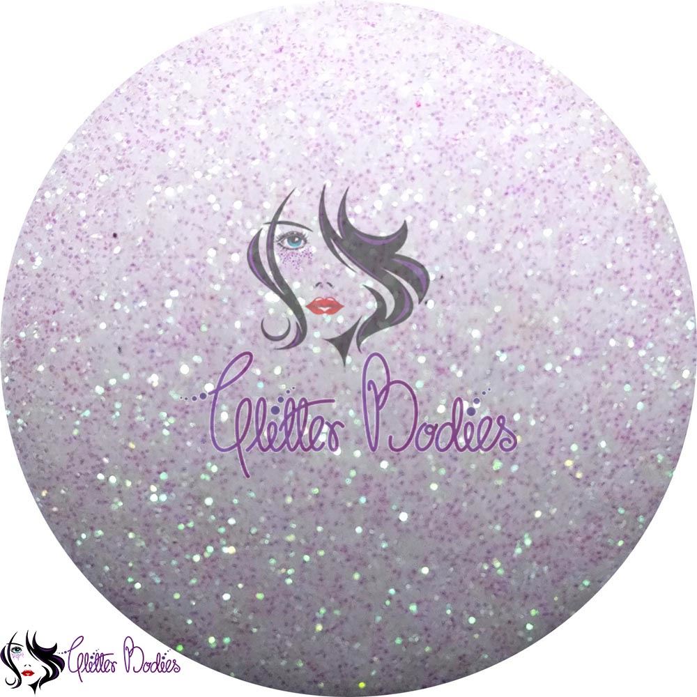 Glitterbodies Cosmetic Grade Fine Festival Glitter Pigments [White]