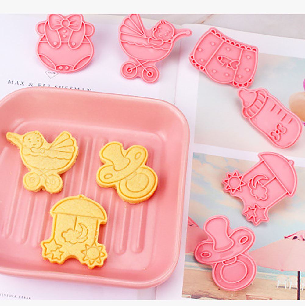 Set of 8 Premium Embossing Cookie Cutters