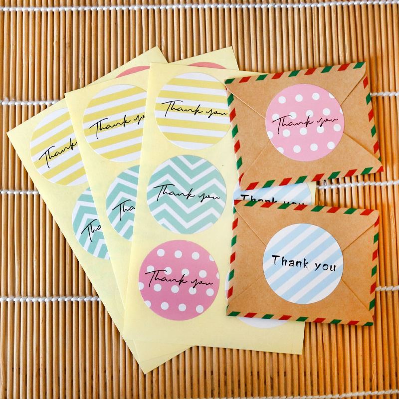 Sticker Sheets - Thank You Paper Gift Stickers