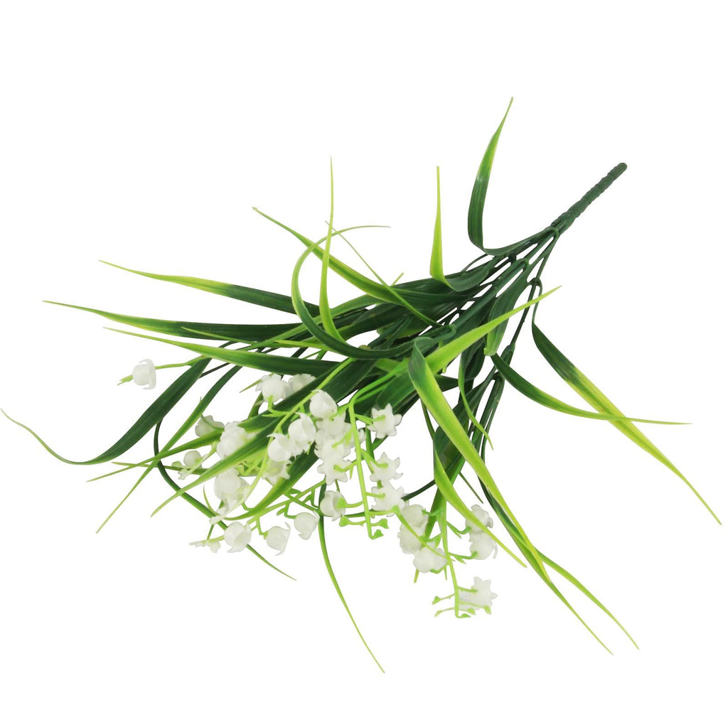 Plastic Lily of the Valley Foliage Bunches
