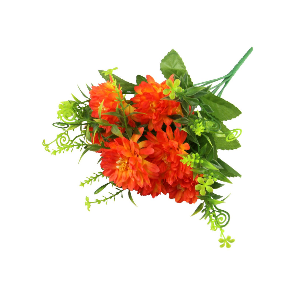 7 Head Small Spiky Mum Flower Bunch
