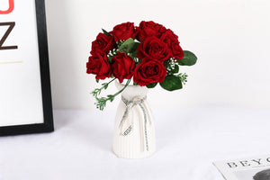 Hand Tied Bundle of 9 Roses