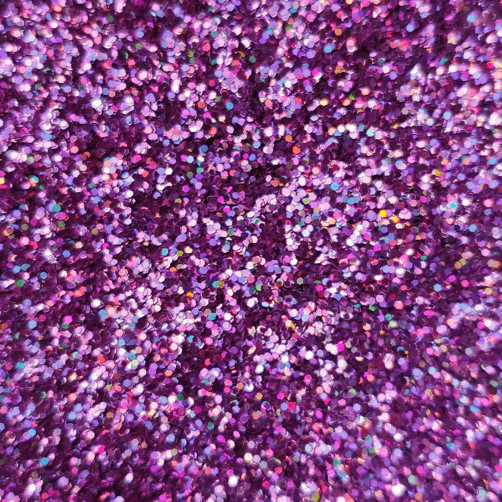 Glitter Elements - Holographic Lilac - 0.6mm Hex