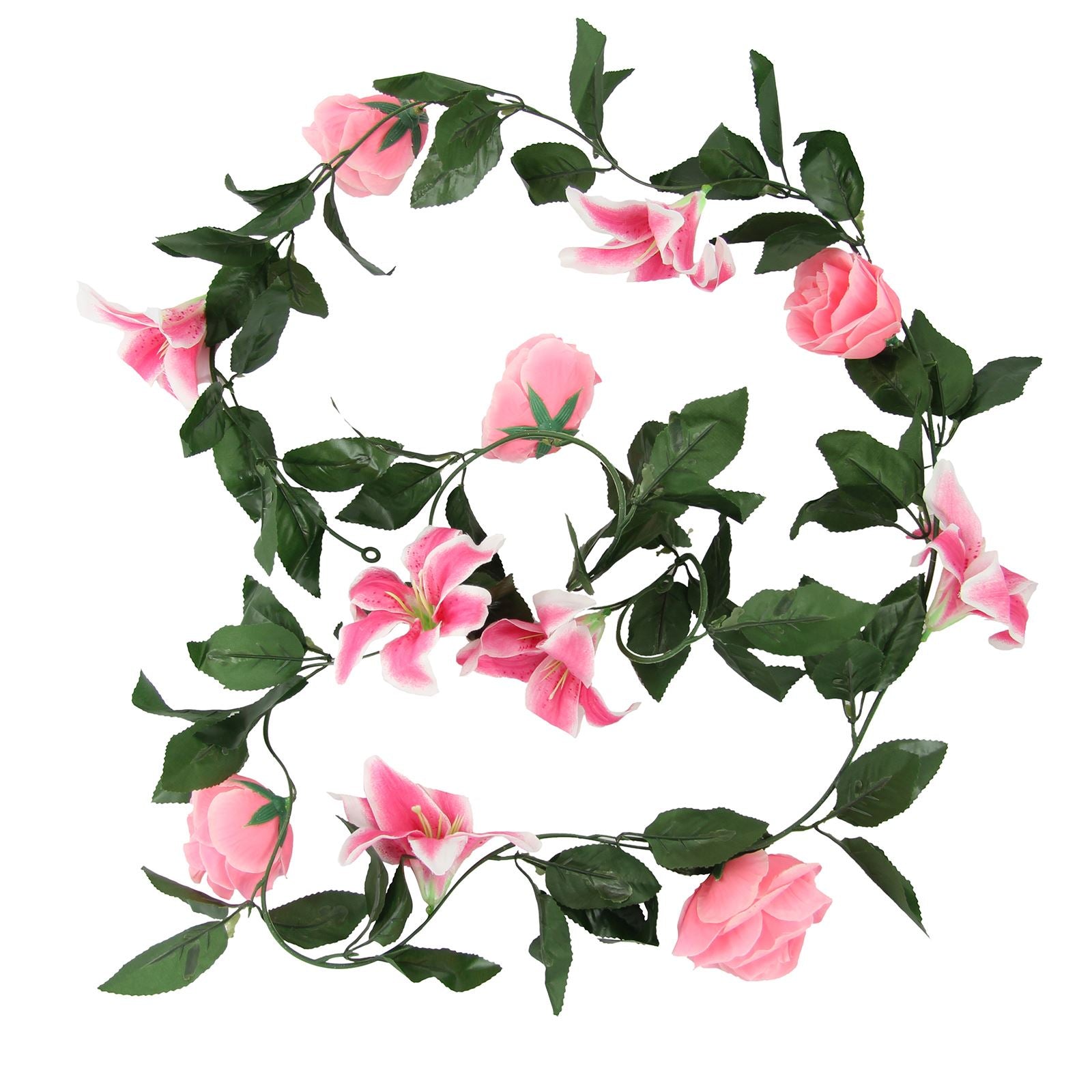 Rose and Lily Flower Garland