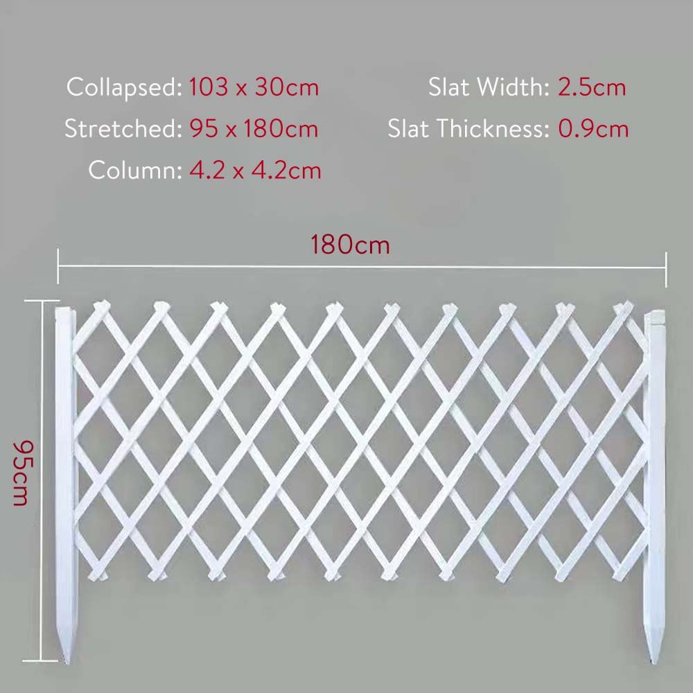 Deluxe Trellis Fence with Posts