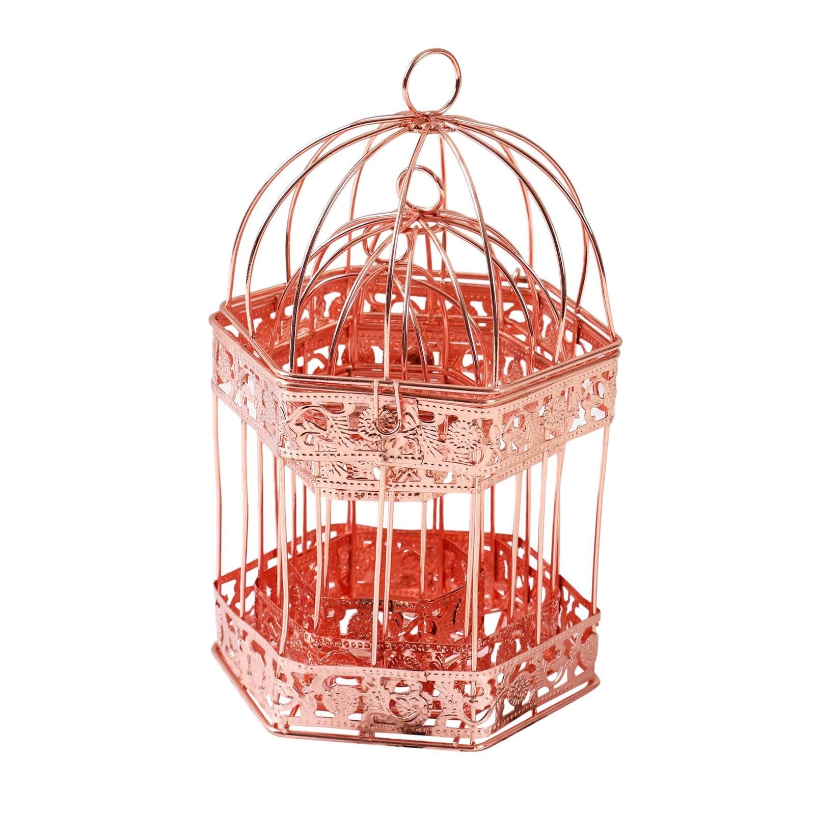Mini Premium Hexagonal Decorative Bird Cages