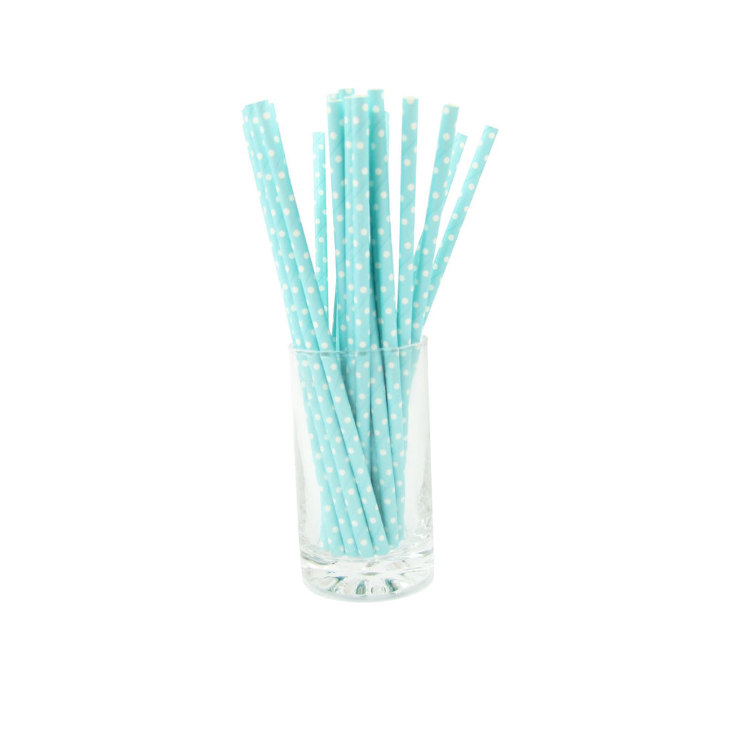 Wholesale 250x Polkadot Paper Straws