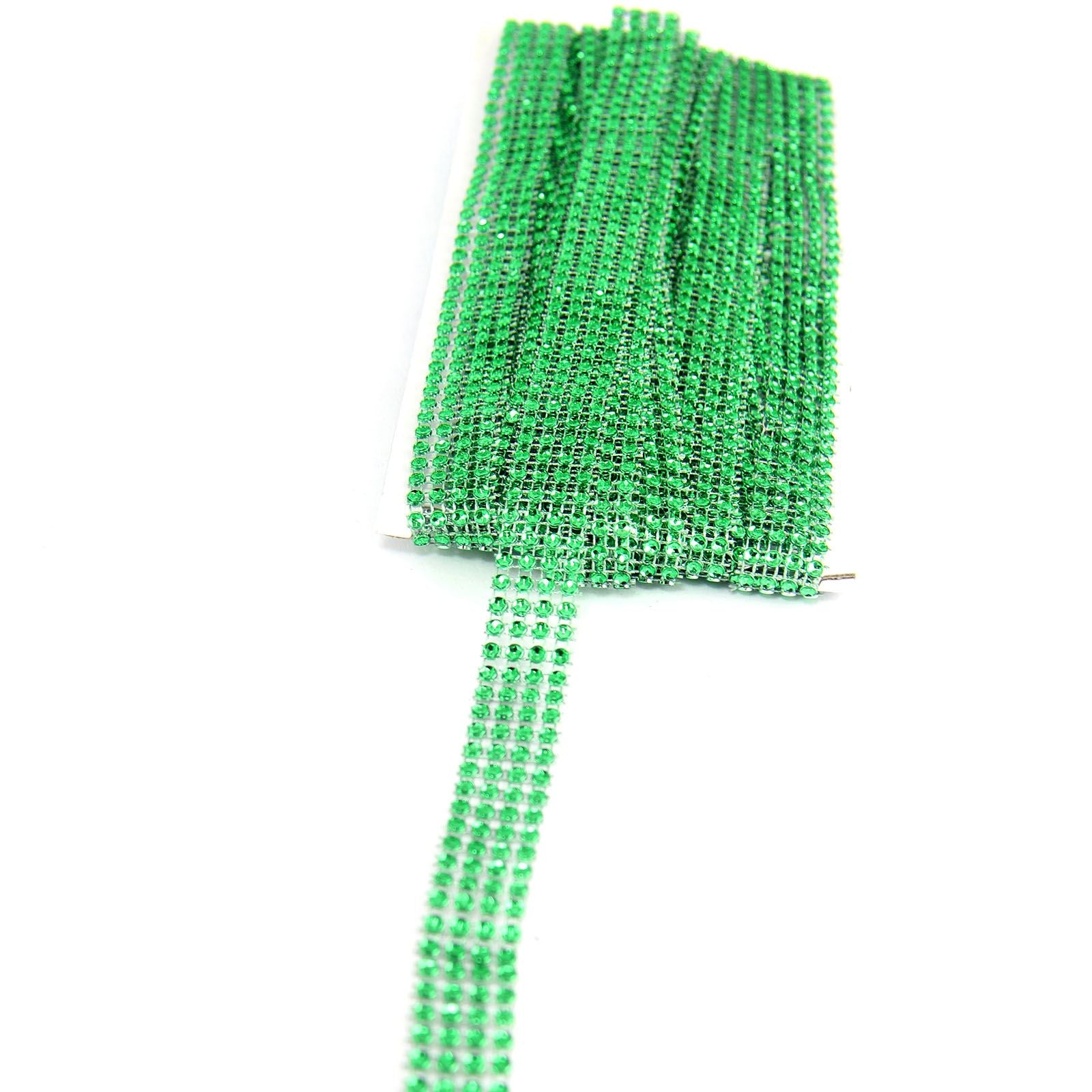 Diamante Effect Ribbon - 4 Rows