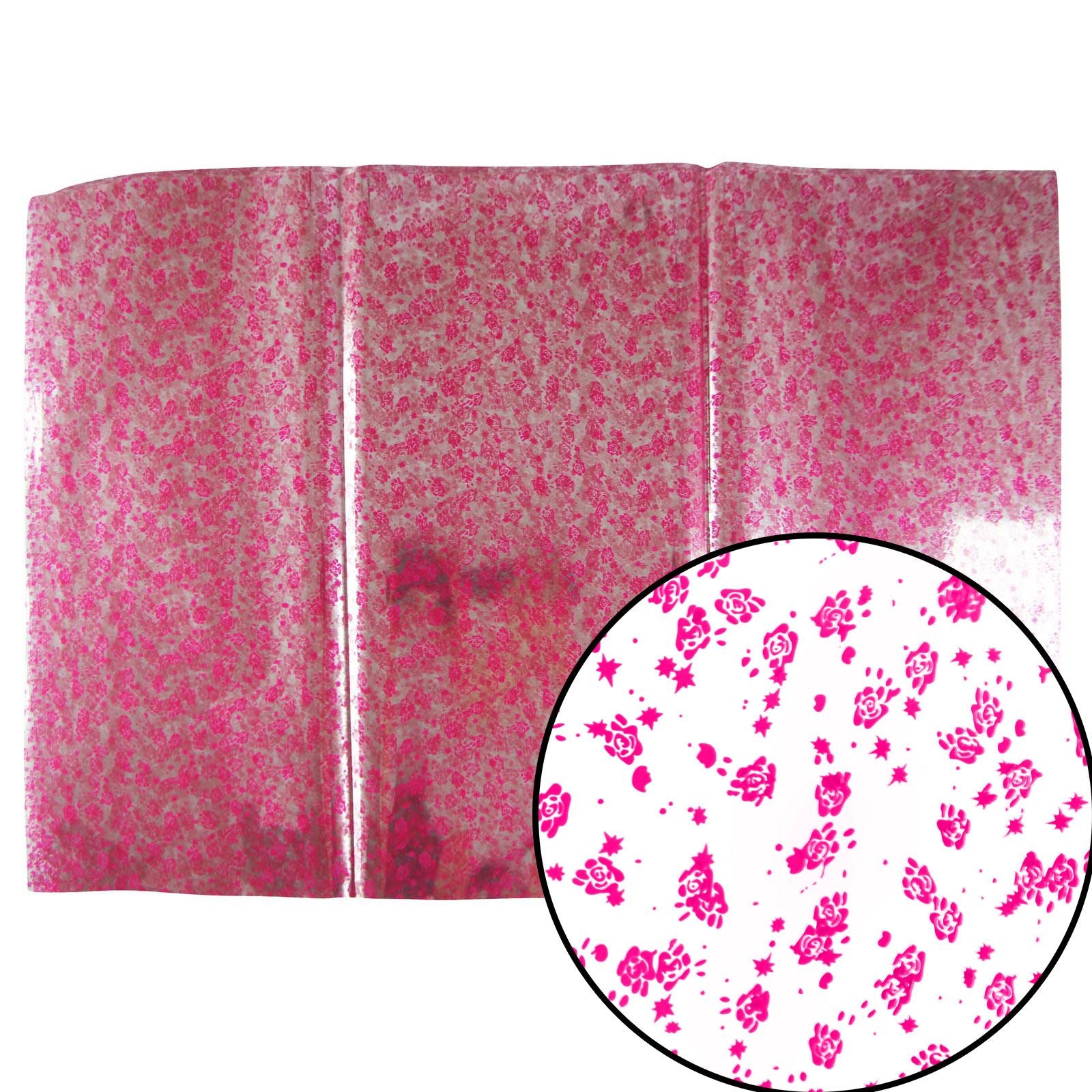 50*70cm Flower Print Cellophane Sheets