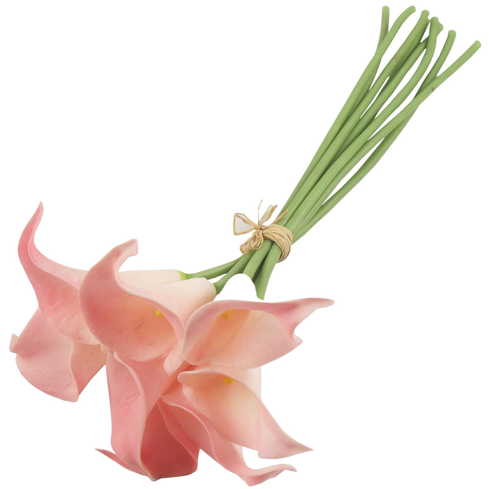 8x Real Touch Calla Lilies
