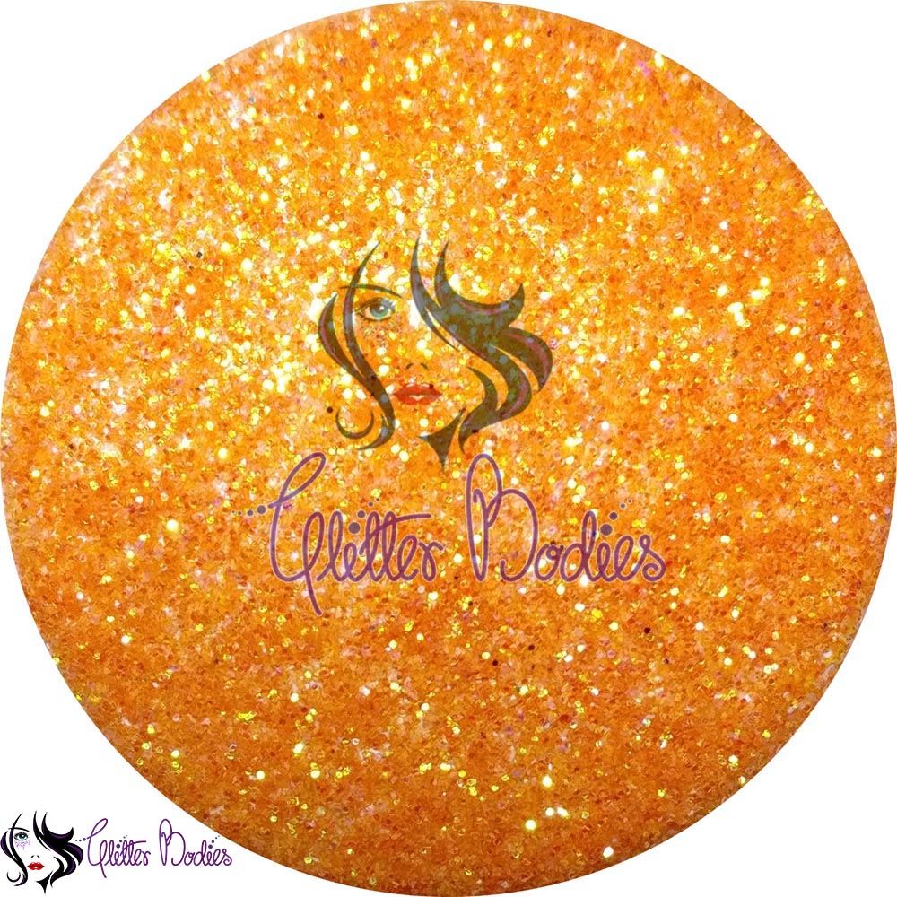 Glitterbodies Cosmetic Grade Fine Festival Glitter Pigments [Orange]