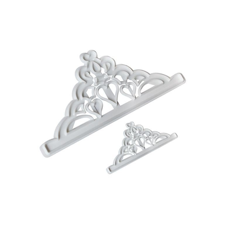 Set of Two Tiara Crown Cookie Cutters