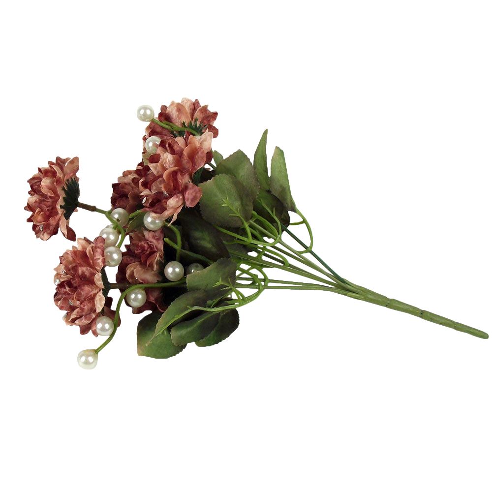 Small Ball Mum Bouquet with Diamante and Pearls