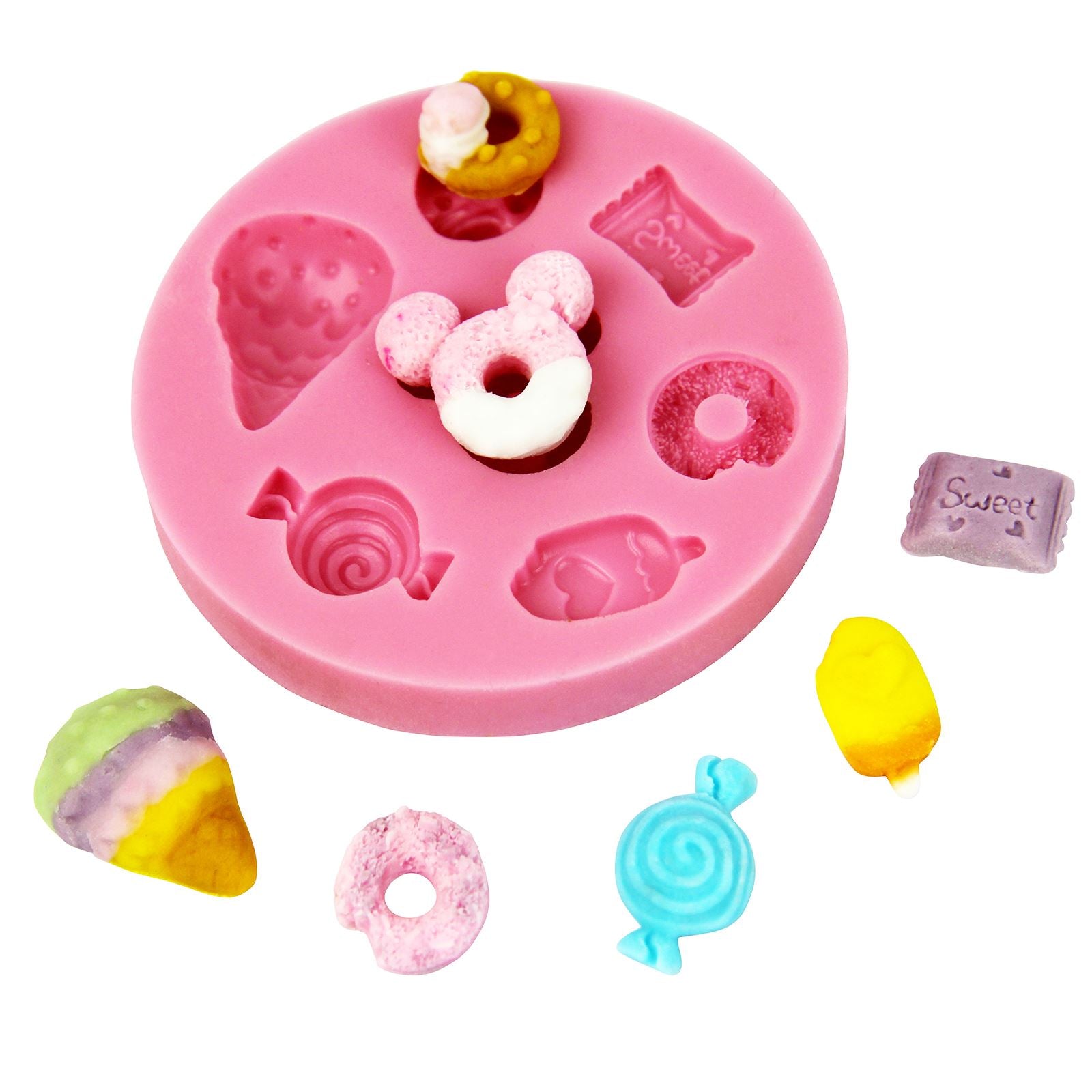 Set of 9 Silicone Moulds