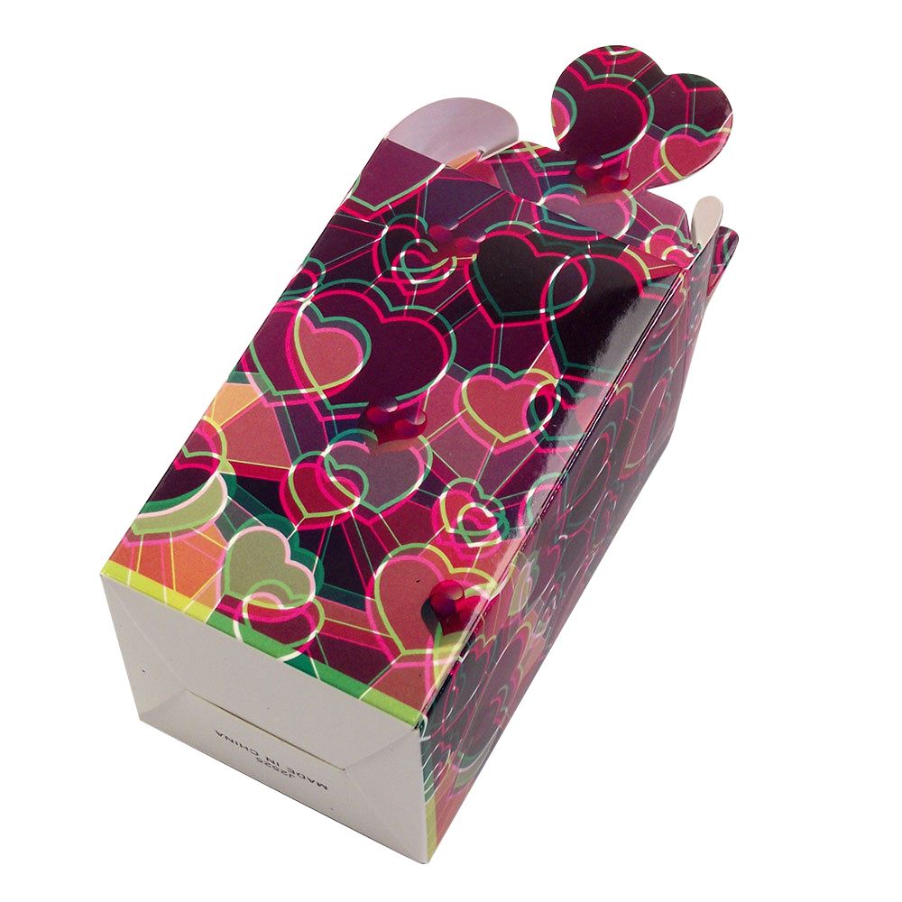 Printed Heart Top Favour Boxes