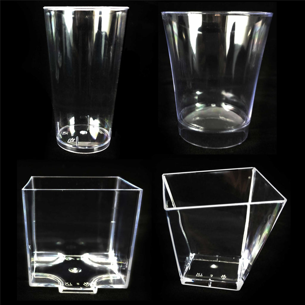 Small Canape Cups - Tall Round