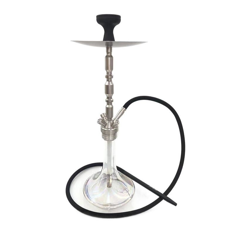 4 Hose Deluxe Heavyweight Stainless Steel Hookah