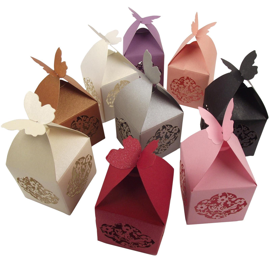 Butterfly Top Laser Favour Boxes