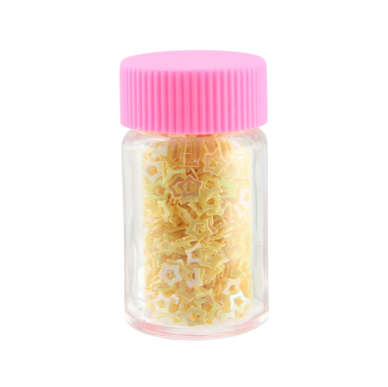 Bottles of Iridescent Star Shape Glitter