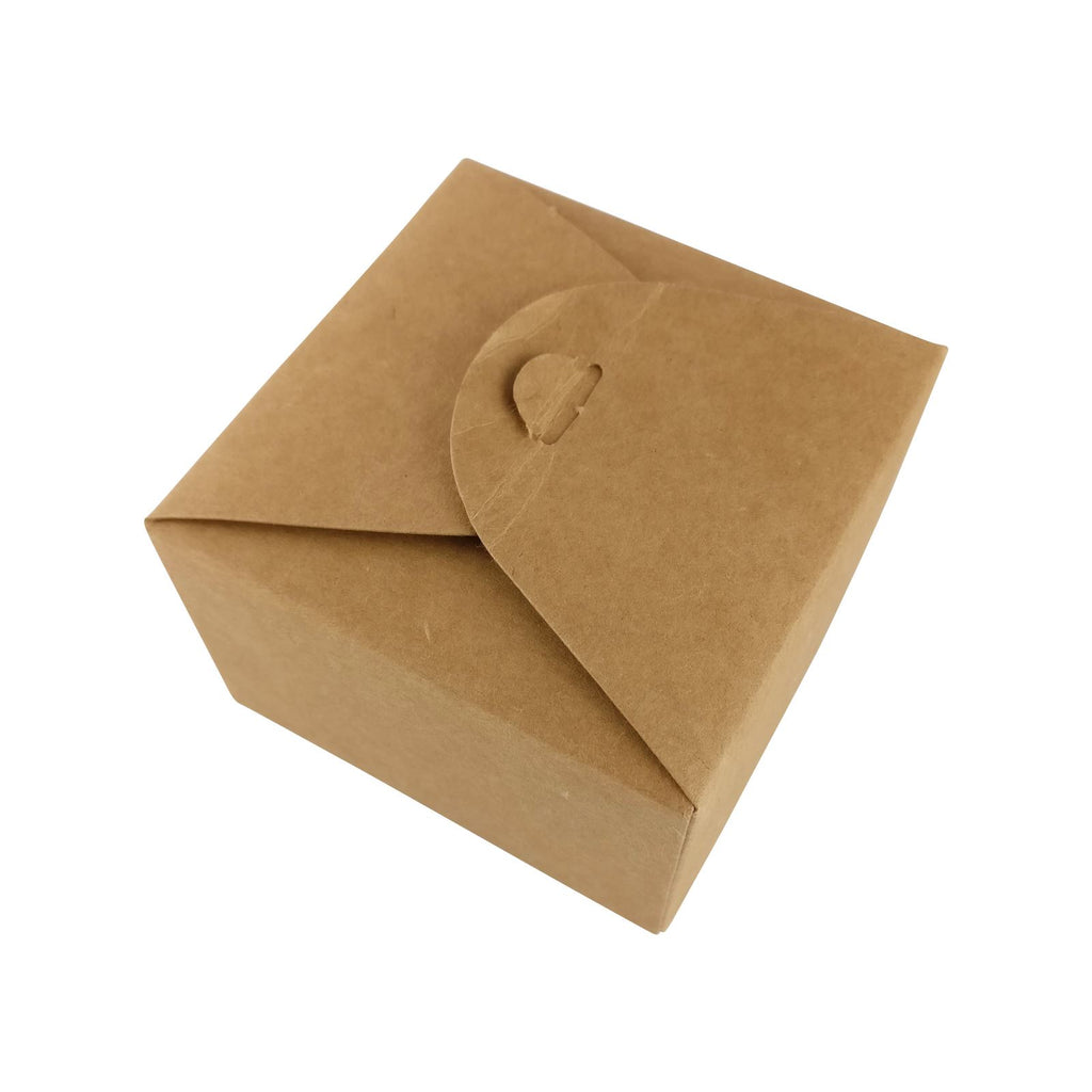 Square Kraft Snack Favour Box