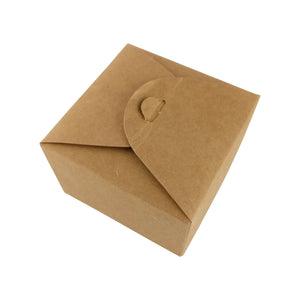 Square Kraft Snack Favour Box