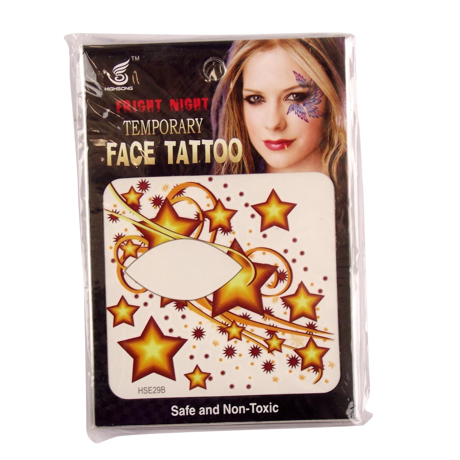 Large Colourful Eyeline Tattoos