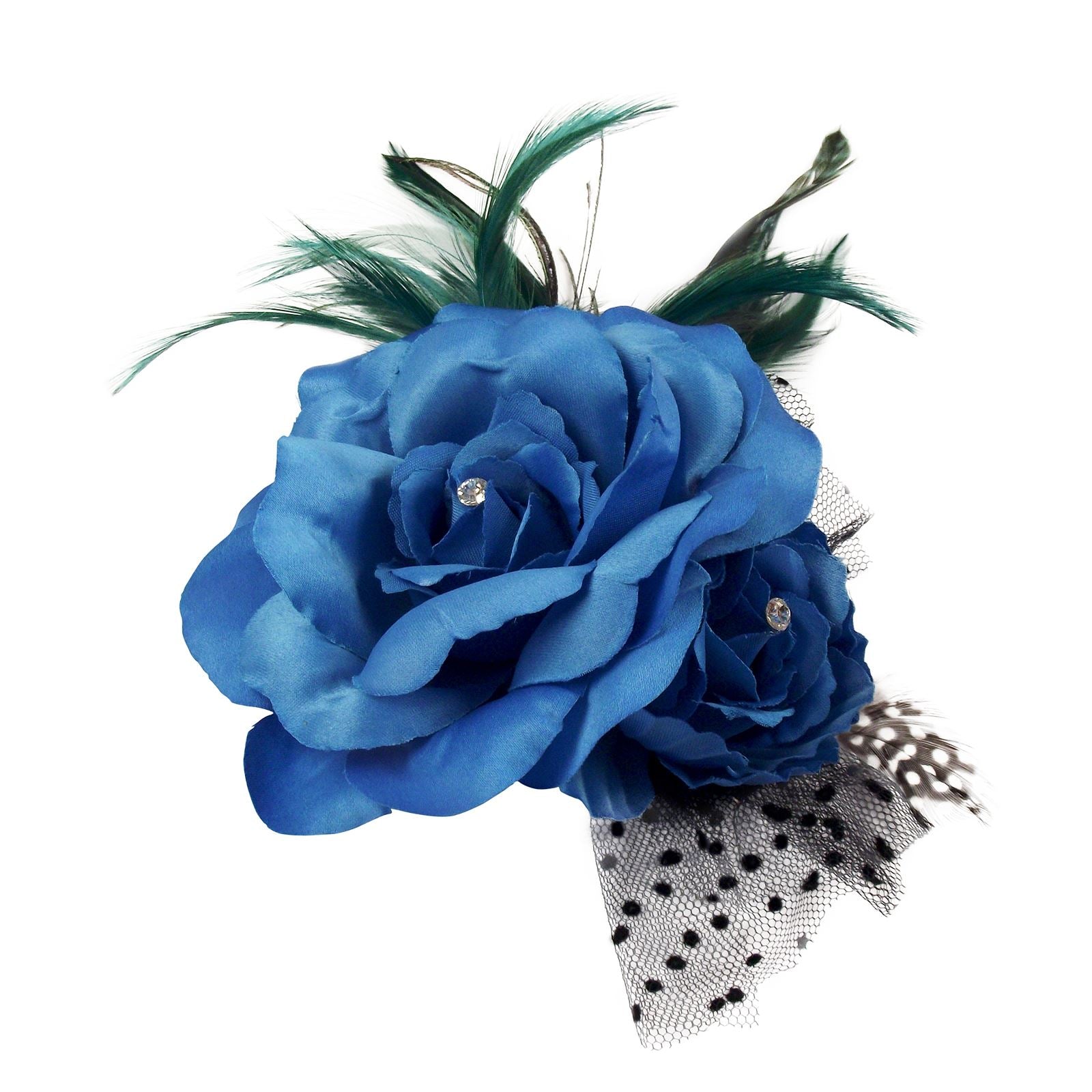 Double Rose Fascinator