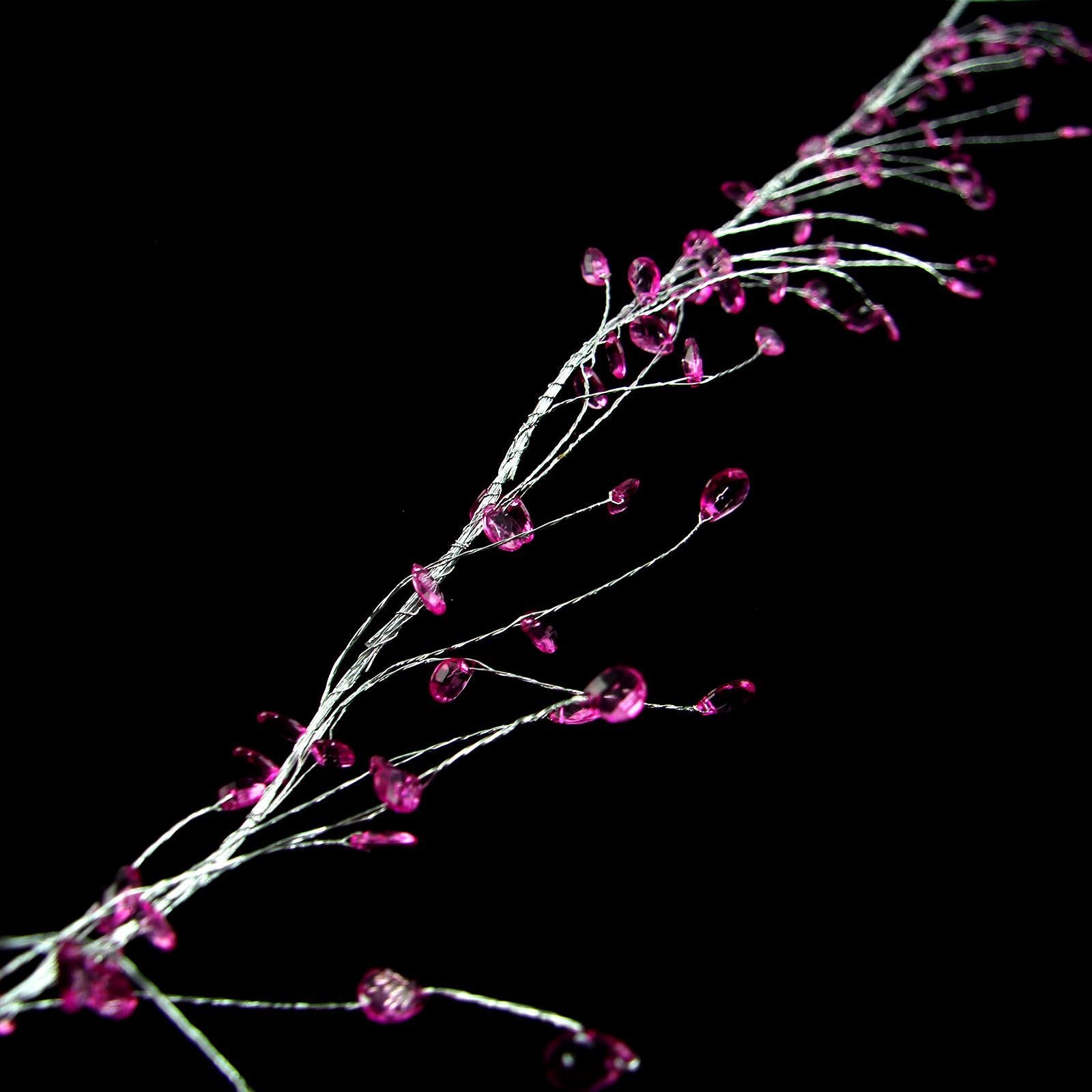 130cm Branching Coloured Crystal Garland