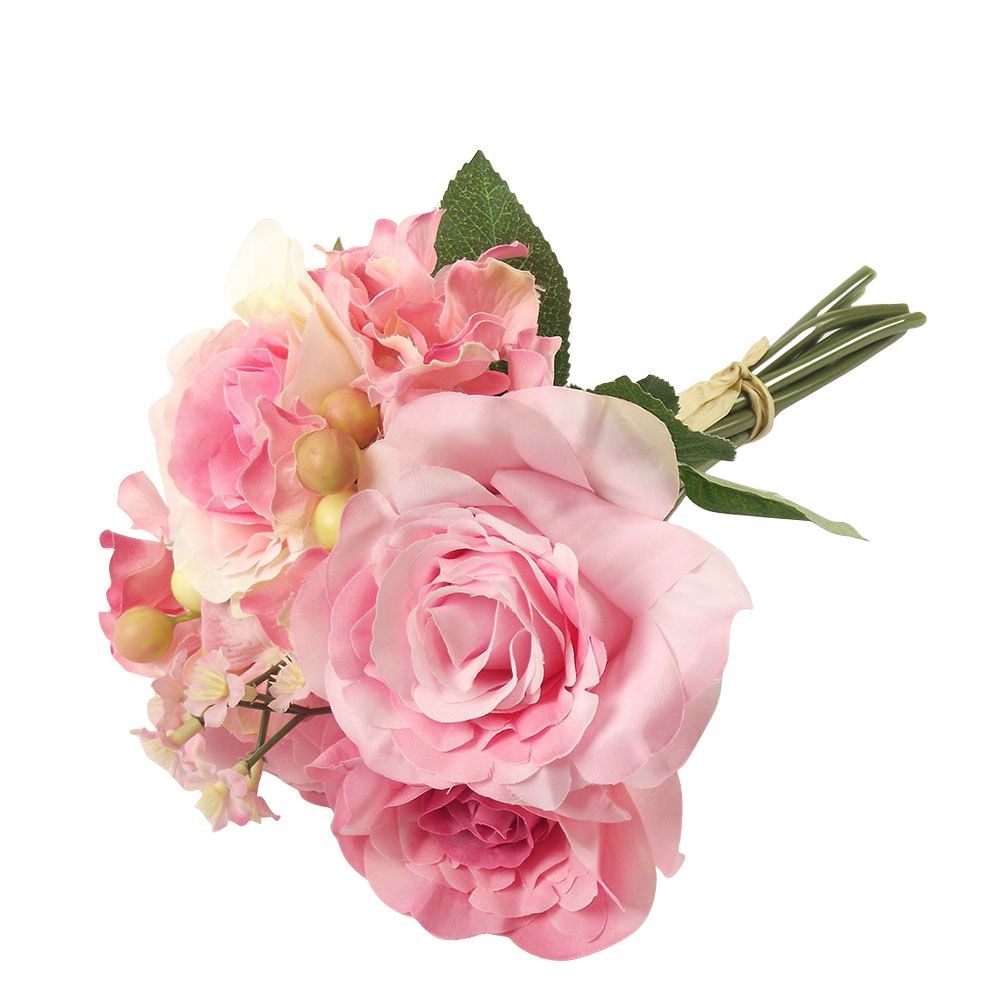 Rose and Hydrangea Handtie Posy