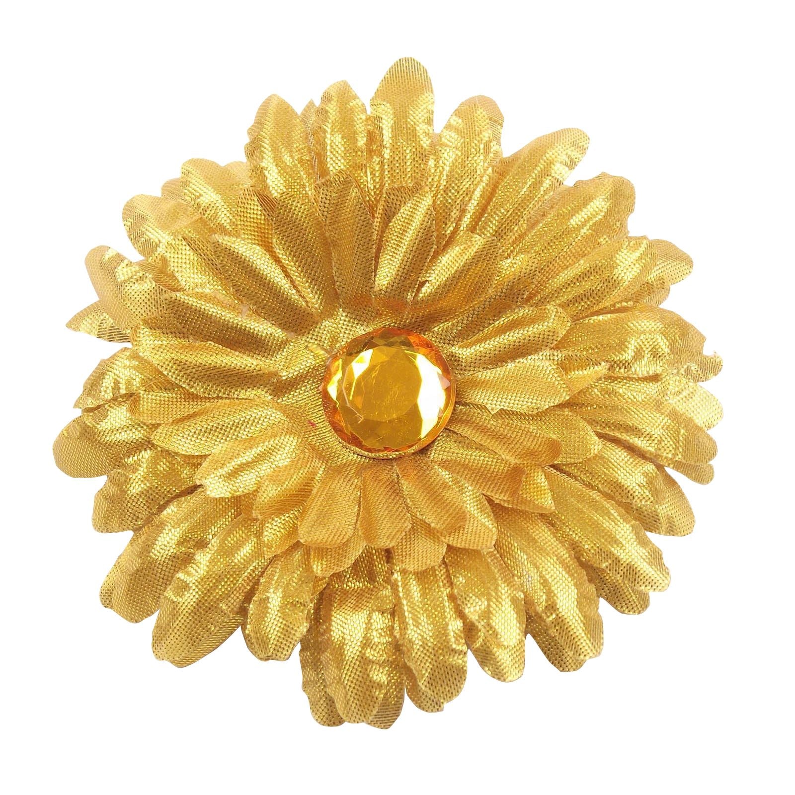 3-in-1 Gerbera Hair Clip Pin Badge