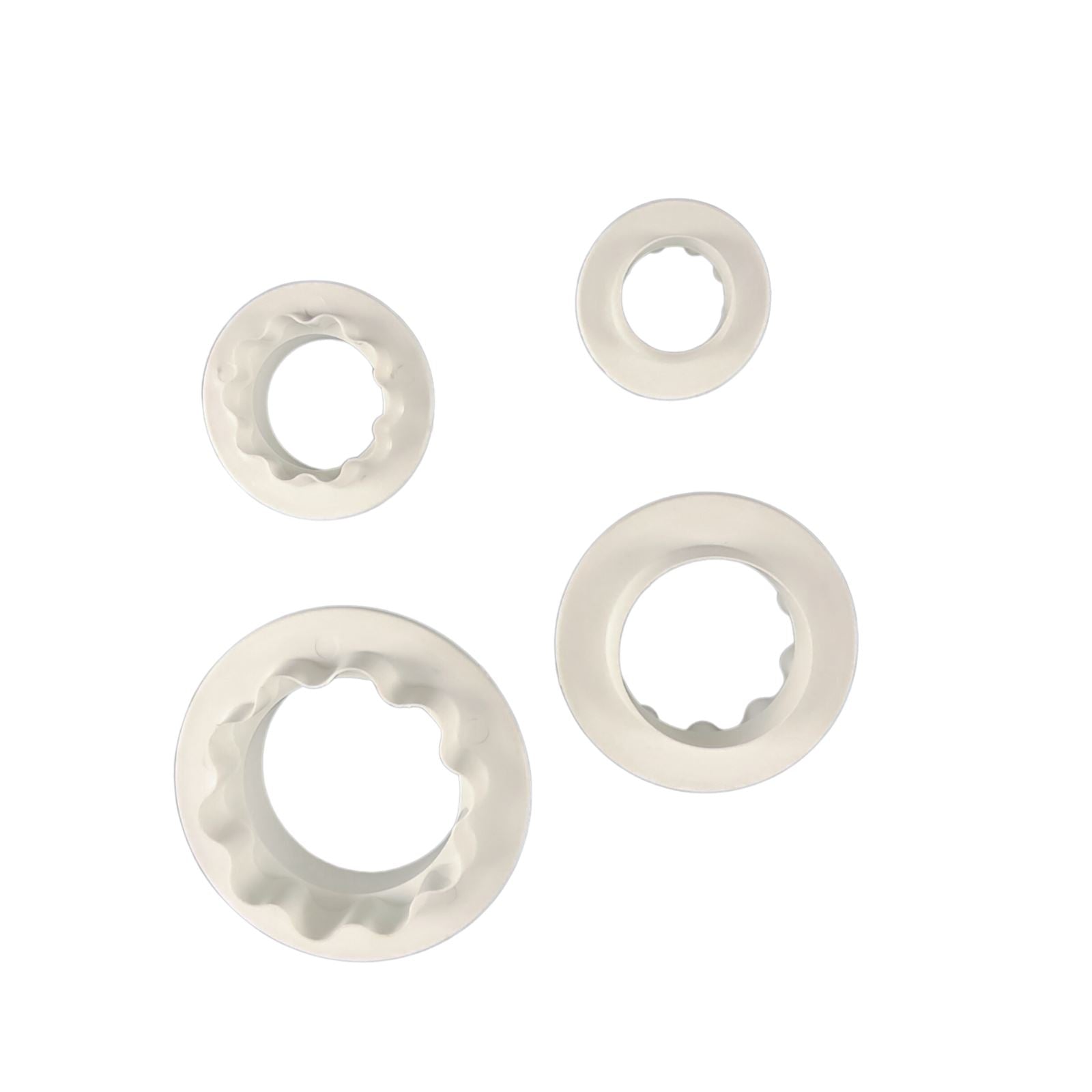 Set of 3 Double Sided Round and Wavy Cutters