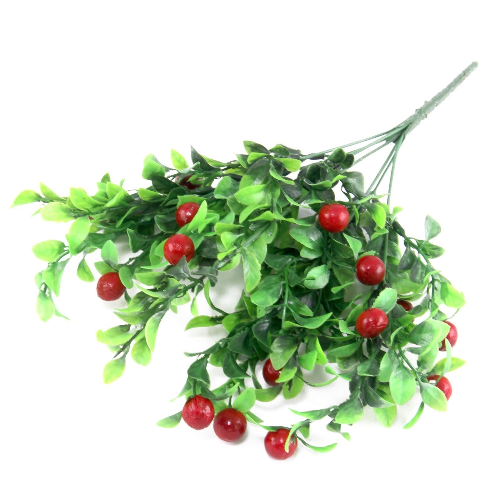 Plastic Chilli, Kumquat and Berry Bunches