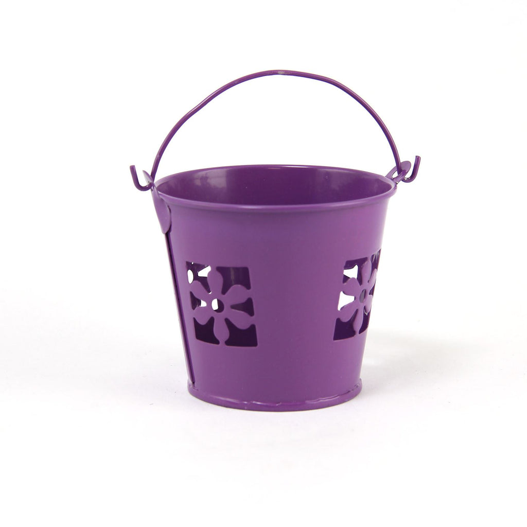Flower Punched Regular 8.5x7.5x6cm Mini Bucket