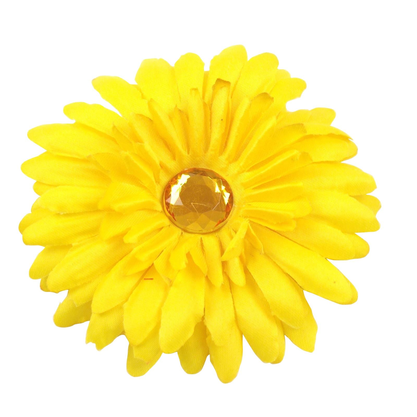 3-in-1 Gerbera Hair Clip Pin Badge