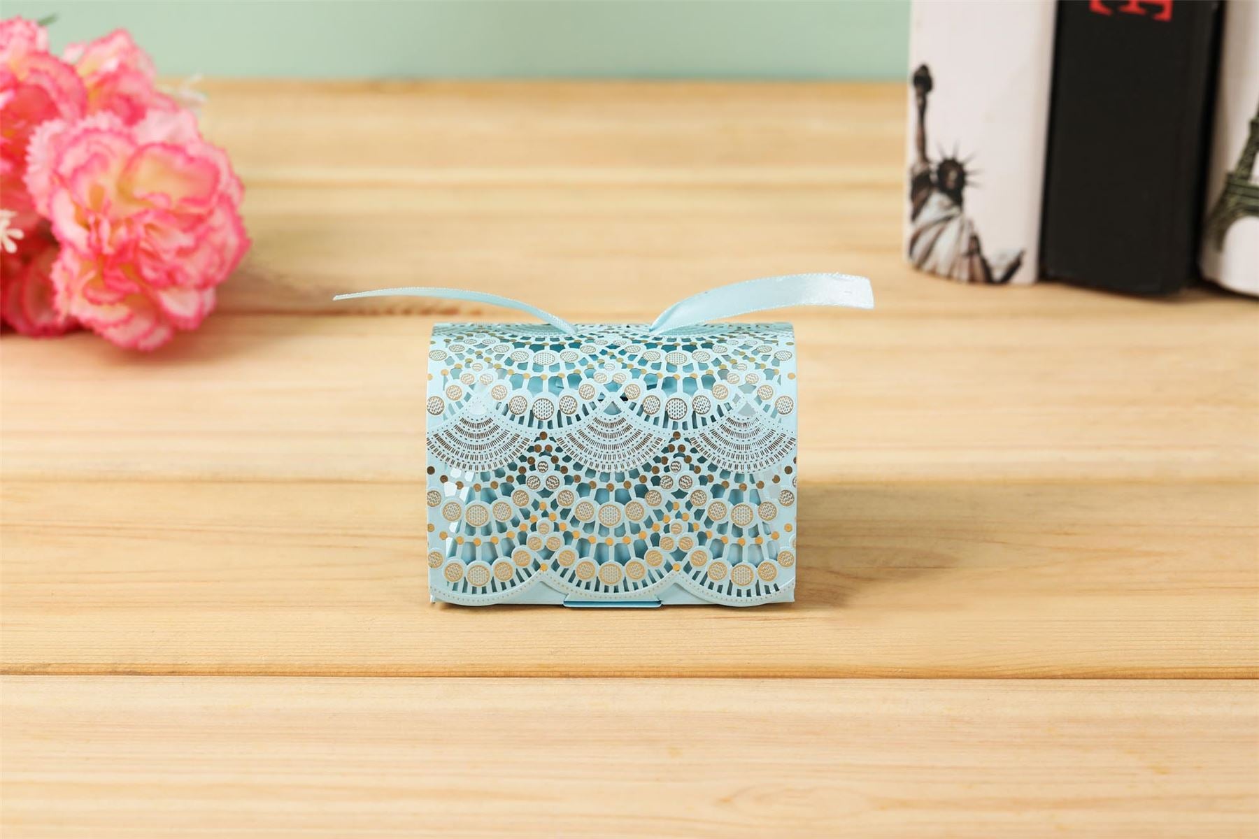 Luxury Laser Cut and Foil Stamp Chest Favours