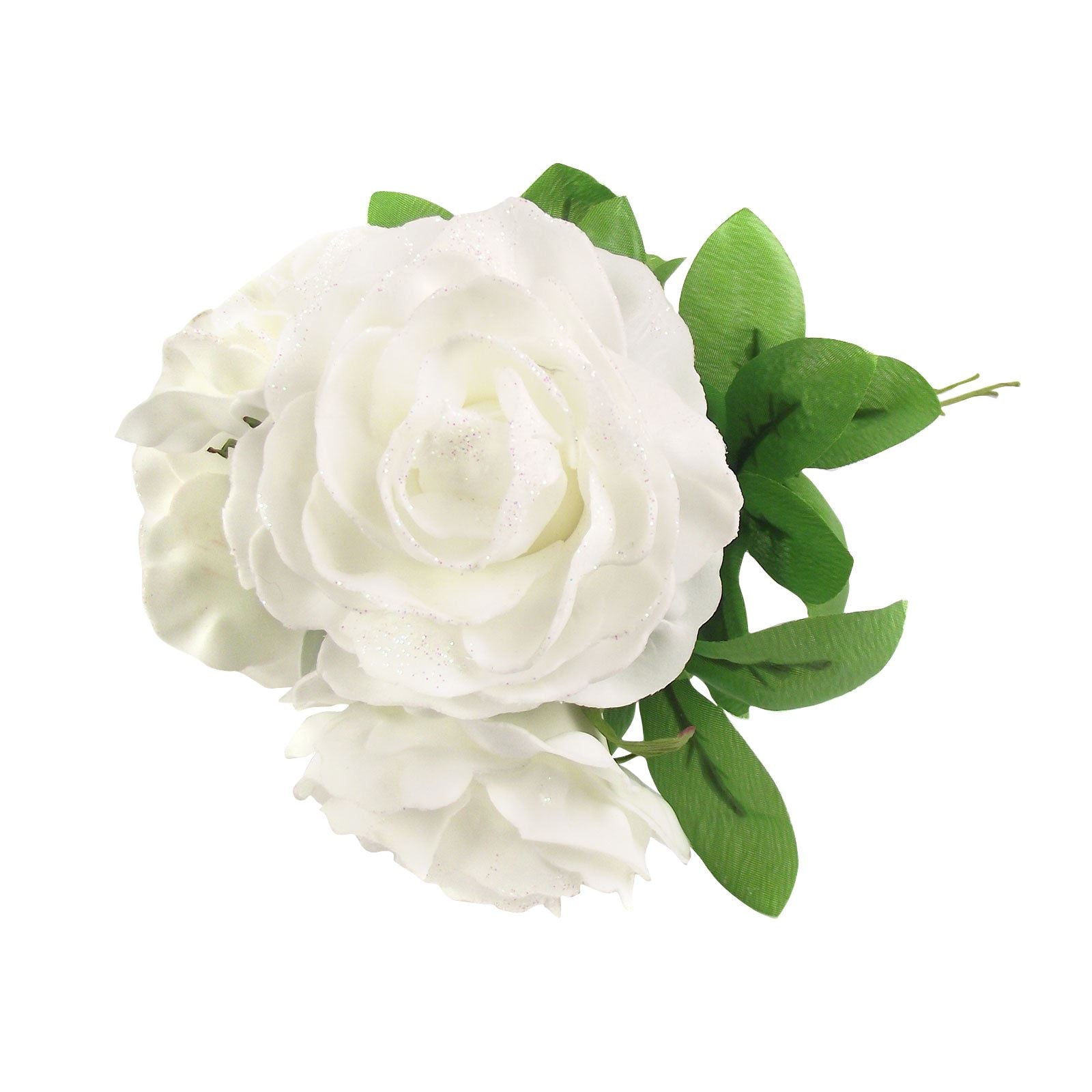Large Glittered Bouquet of 4 Roses