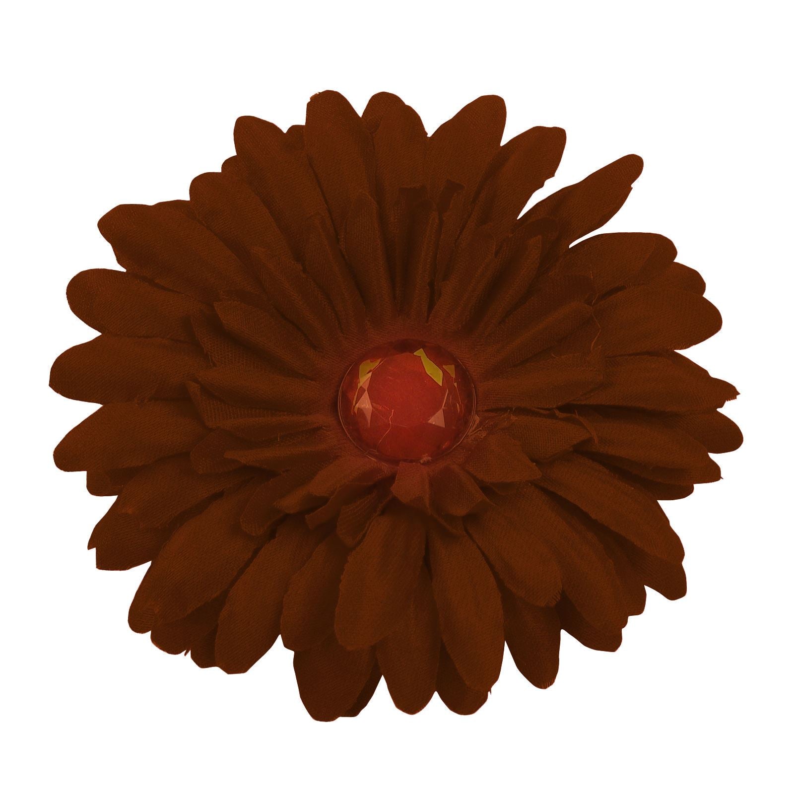 3-in-1 Gerbera Hair Clip Pin Badge