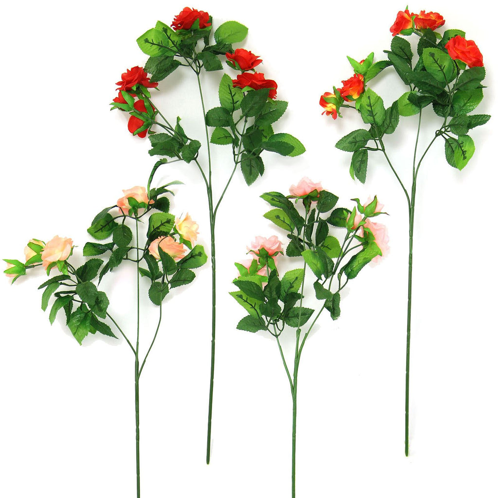6 Head Small Rose Spray