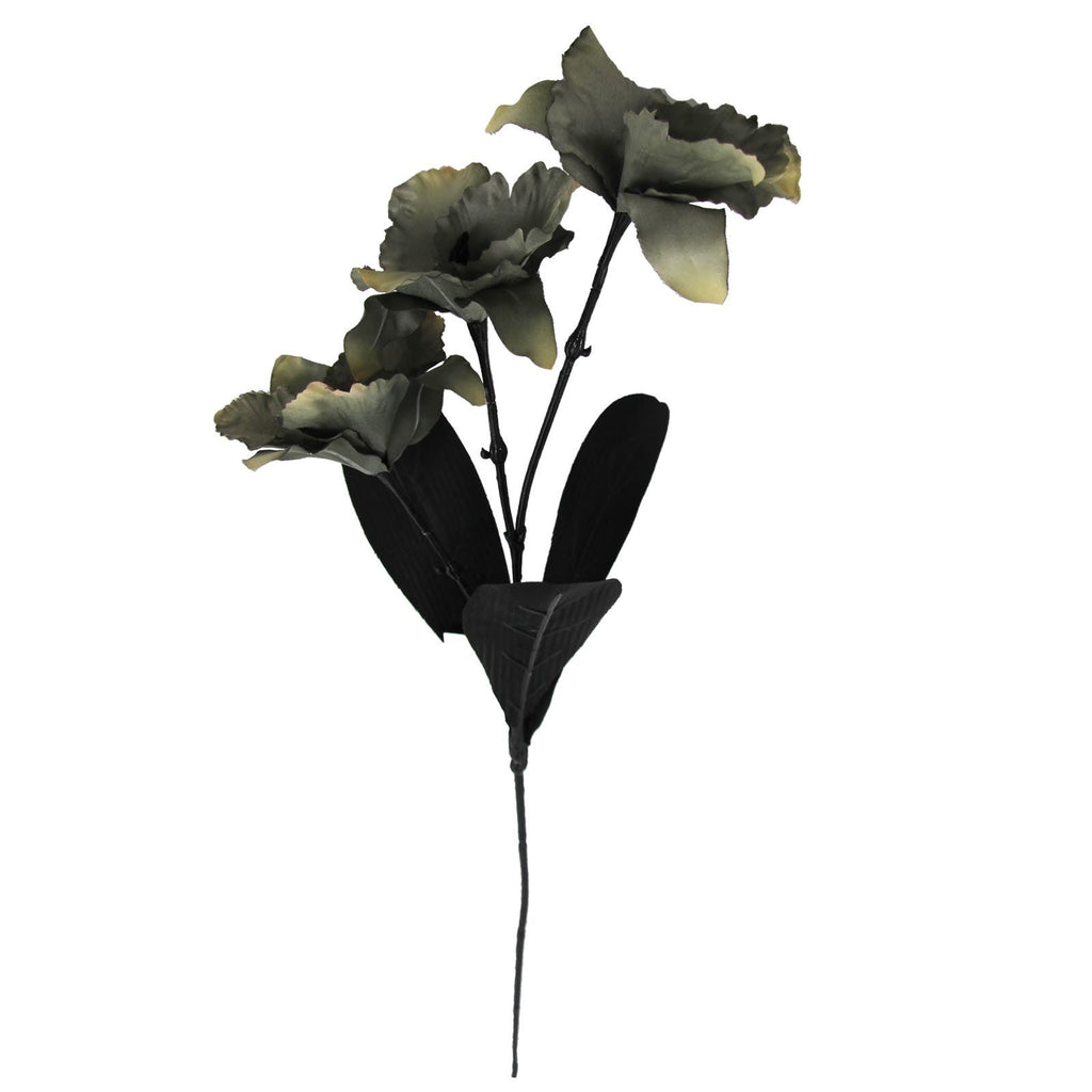 3 Head Cymbidium Orchid Spray