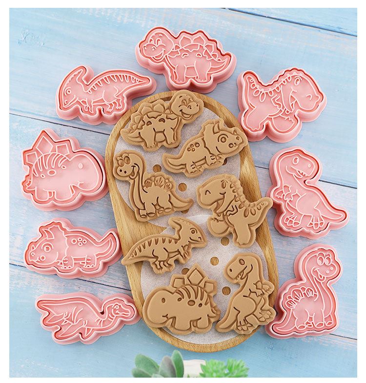 Set of 8 Premium Embossing Cookie Cutters