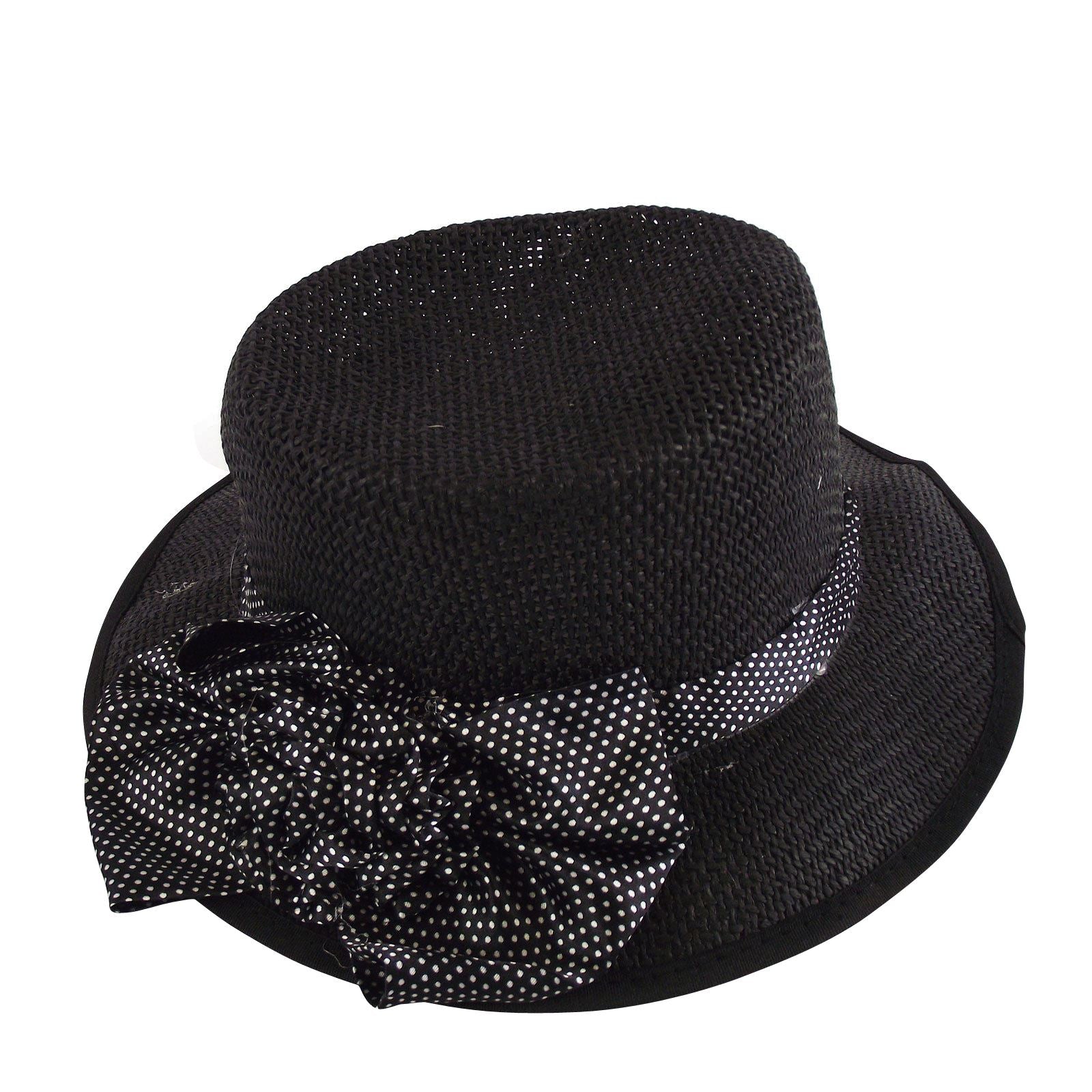Ladies Straw Summer Hat with Bow