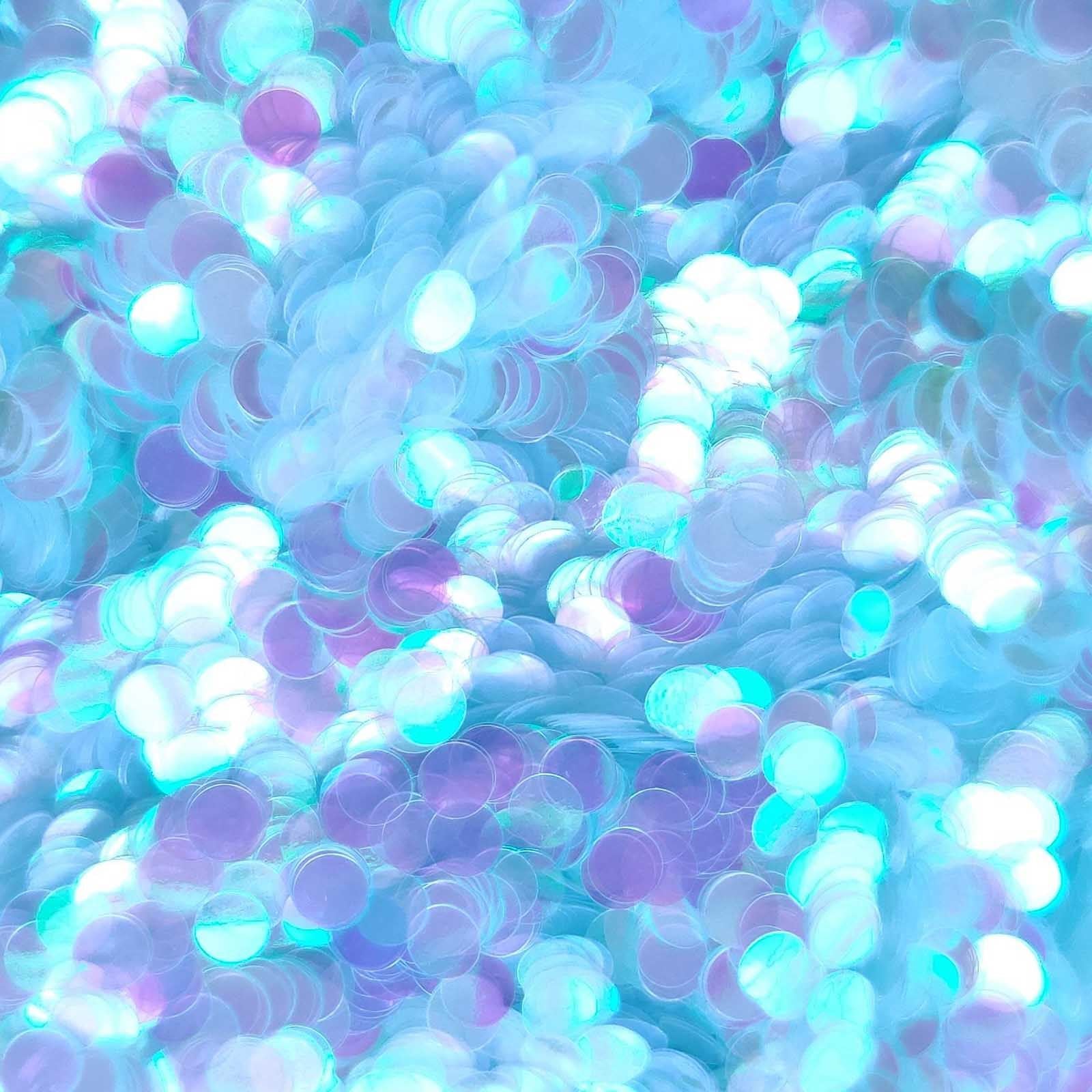 Glitter Elements - Iridescent Baby Blue - 3mm Dot