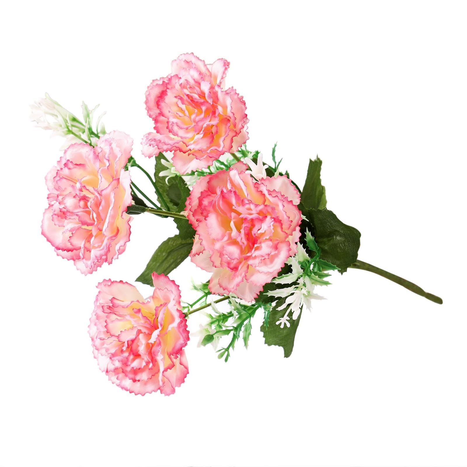 5 Head Artificial Carnation Bunch