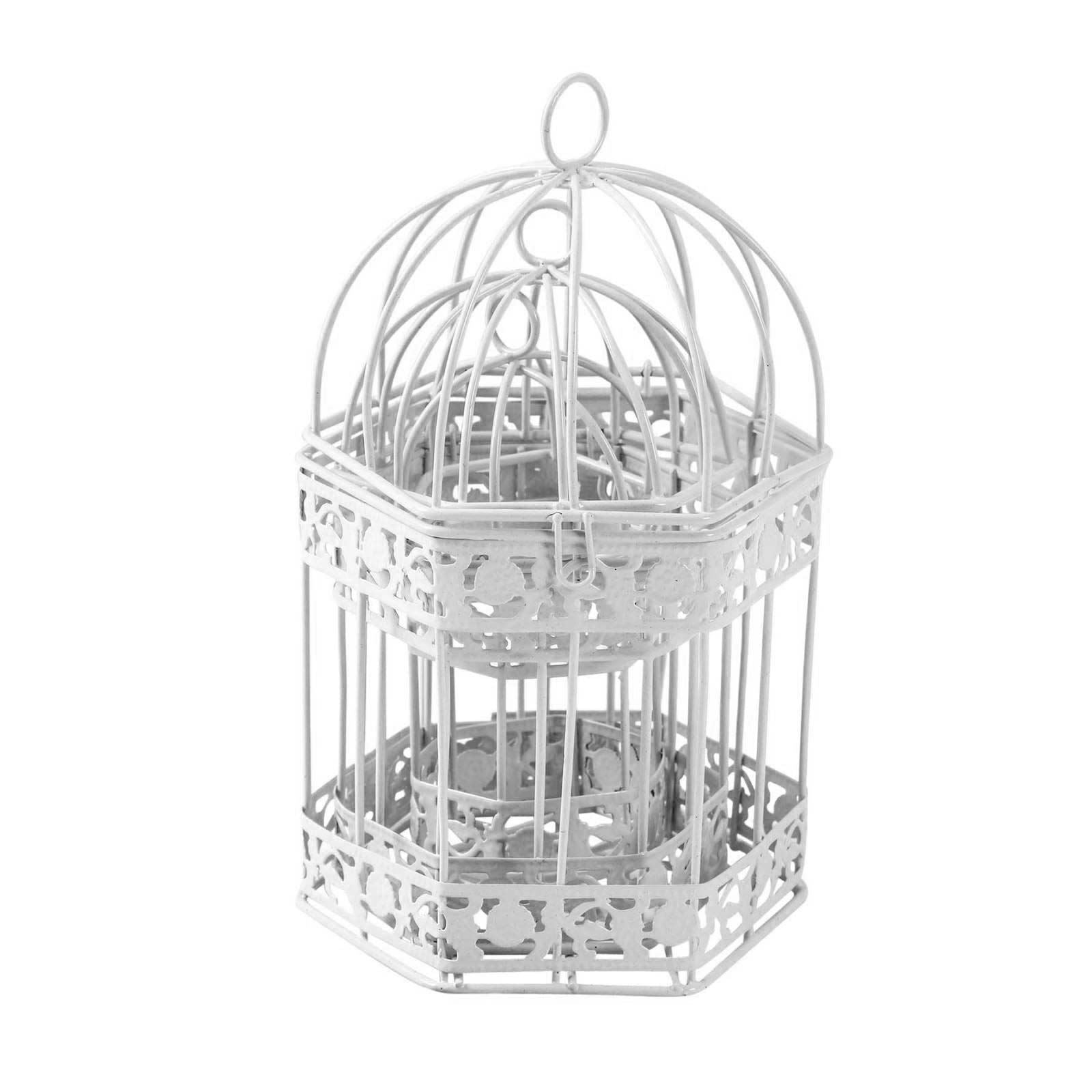 Mini Premium Hexagonal Decorative Bird Cages