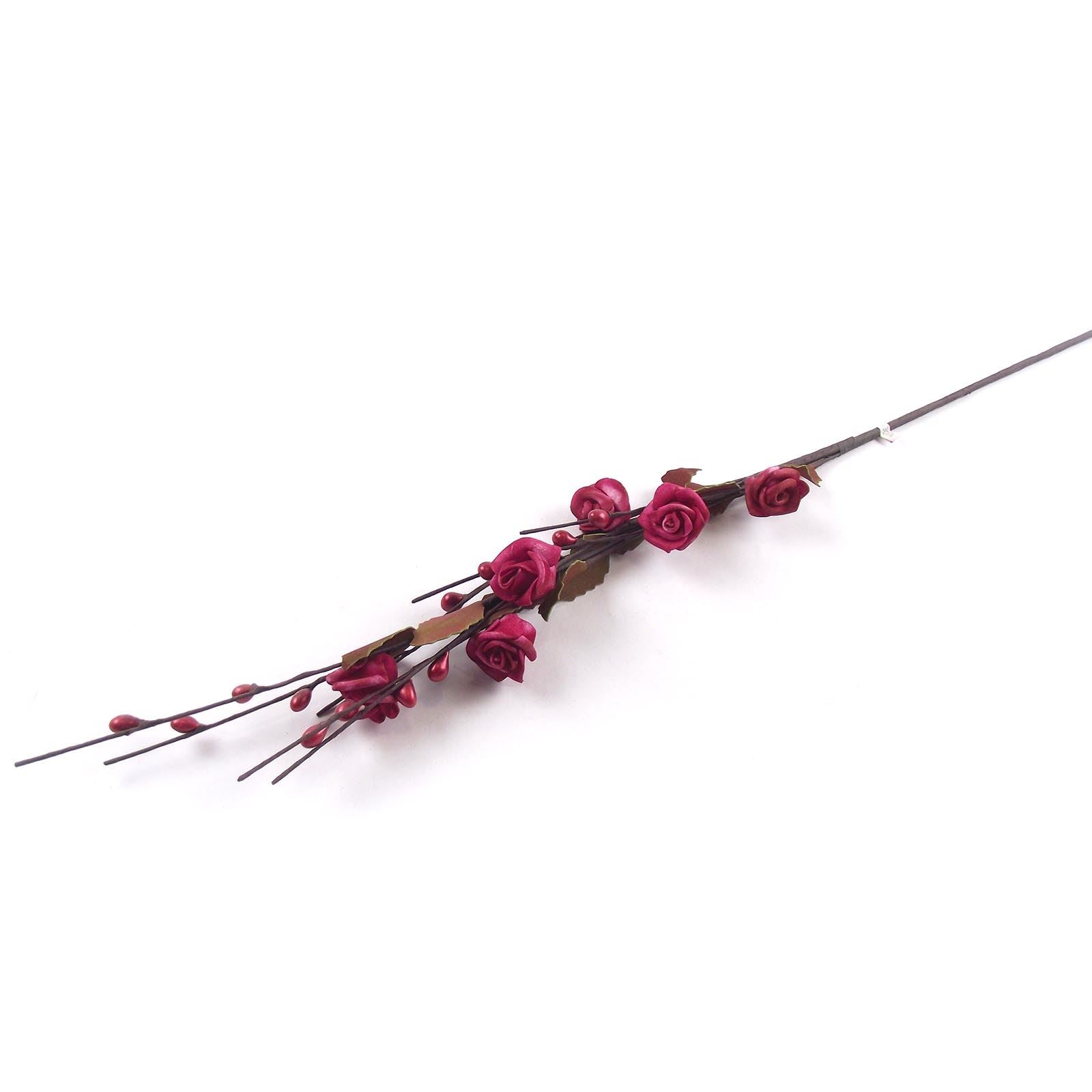 6 Head Small Pastel Rose Spray