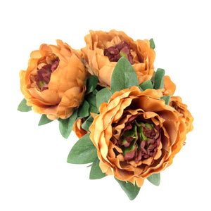 7 Head Large Peony Flower Bunch