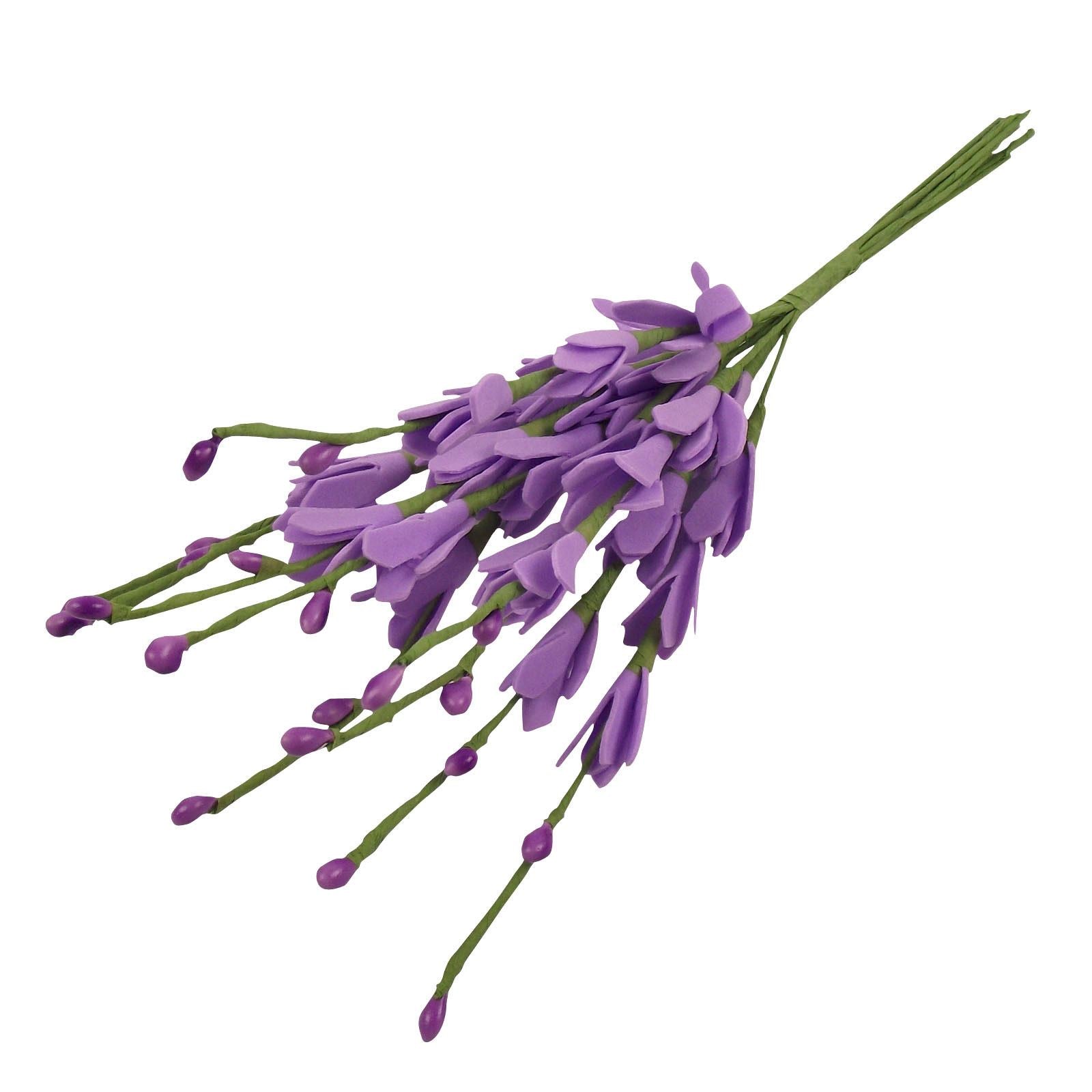 Bundle of 10 Mini Foam Lisianthus